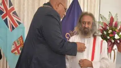 Republic of Fiji honours Sri Sri Ravi Shankar with its highest civilian honour