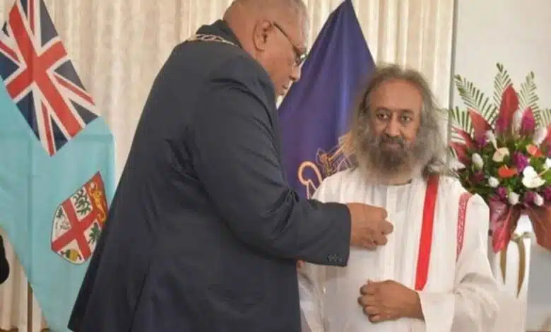 Republic of Fiji honours Sri Sri Ravi Shankar with its highest civilian honour