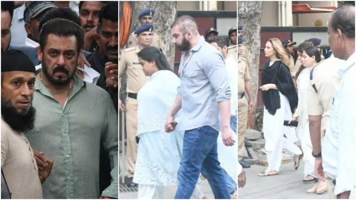 Salman Khan reached Baba Siddiqui's house to pay tribute