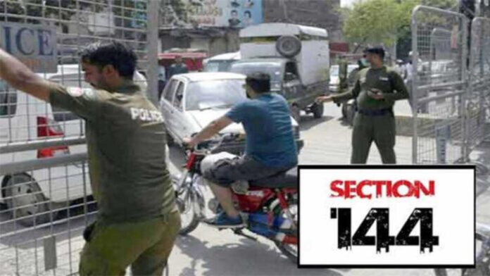 Section 144 imposed in Karachi, Pakistan