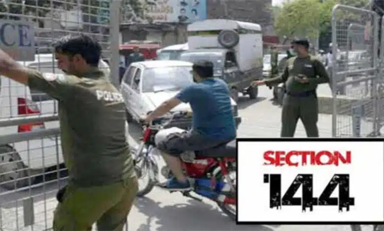 Section 144 imposed in Karachi, Pakistan