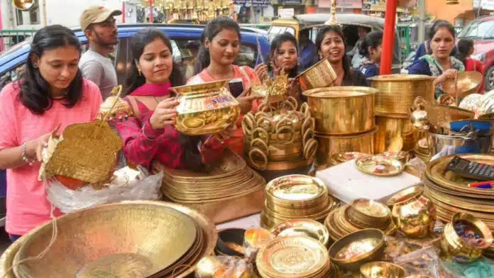 Shopping on Dhanteras