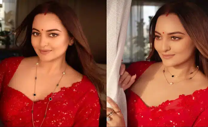 Sonakshi Sinha celebrated her 1st Karwa Chauth