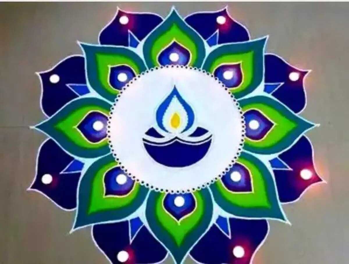 Special importance of Rangoli on Diwali