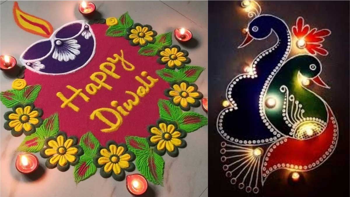 Special importance of Rangoli on Diwali