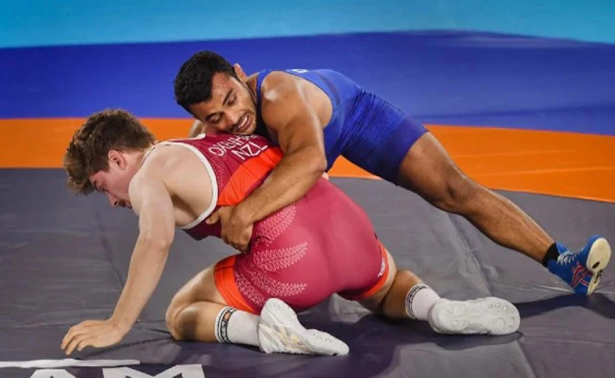 Chirag Chikkara becomes third Indian to win gold medal at U23 Wrestling World Championship