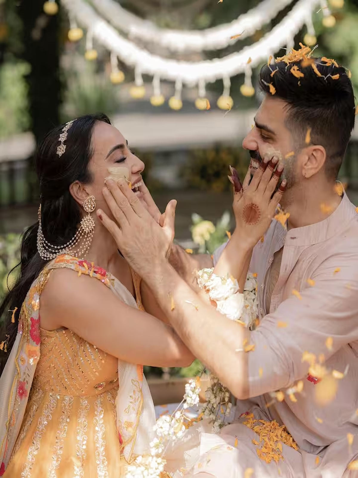 Surbhi Jyoti shares pictures from her haldi ceremony with groom-to-be Sumit Suri