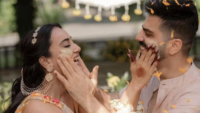 Surbhi Jyoti shares pictures from her haldi ceremony with groom-to-be Sumit Suri