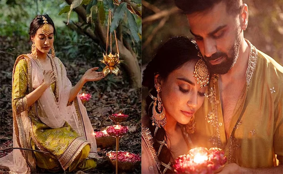 Surbhi Jyoti shares pictures from her haldi ceremony with groom-to-be Sumit Suri