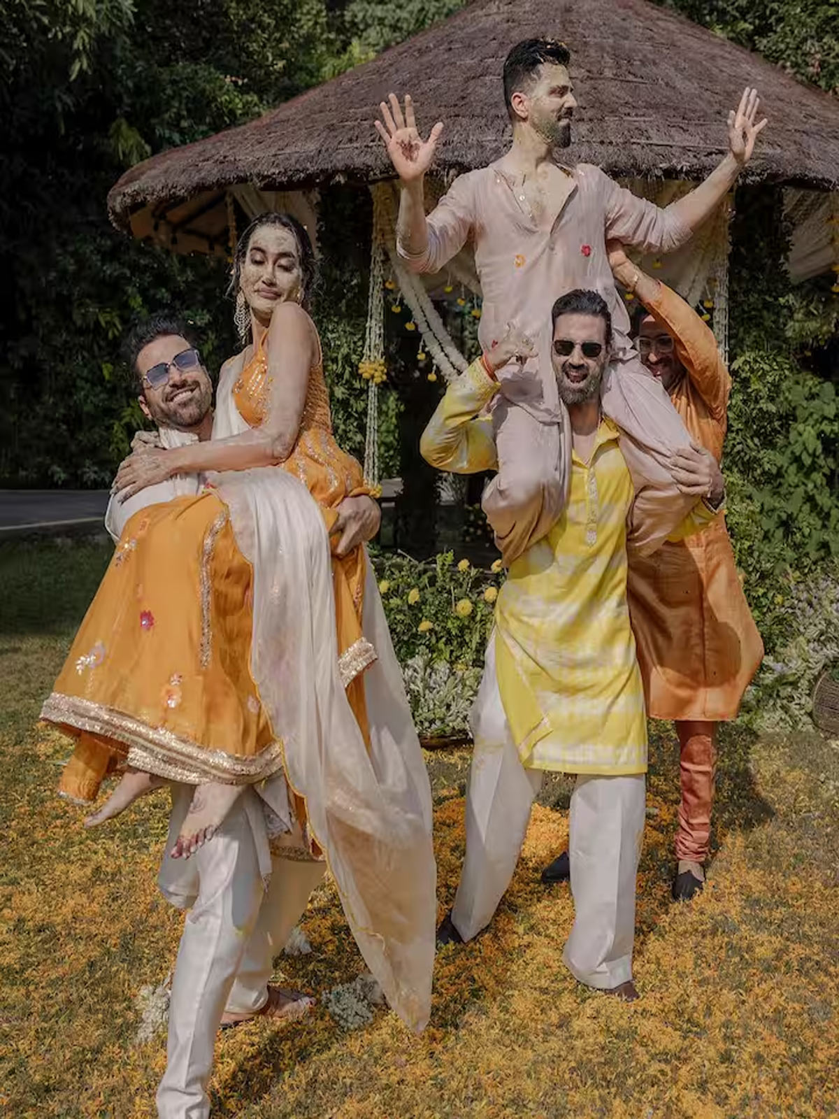 Surbhi Jyoti shares pictures from her haldi ceremony with groom-to-be Sumit Suri