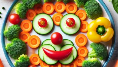 Ways to feed vegetables to children
