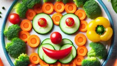 Ways to feed vegetables to children