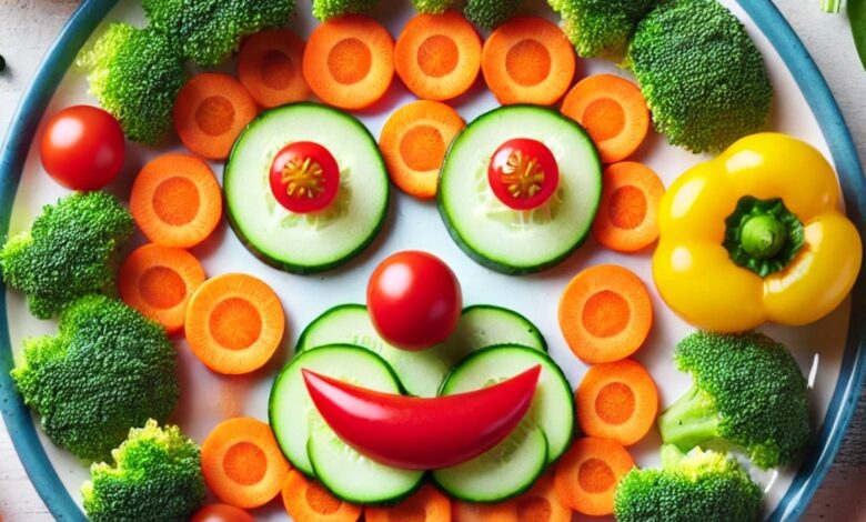 Ways to feed vegetables to children