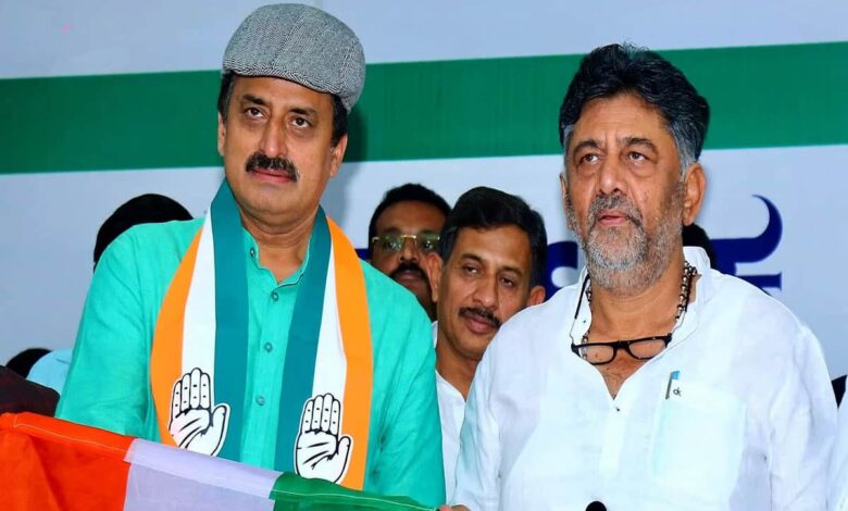 Congress fields BJP rebel CP Yogeshwar in Karnataka by-elections