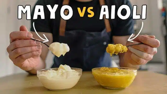 difference between Mayonnaise VS Aioli?