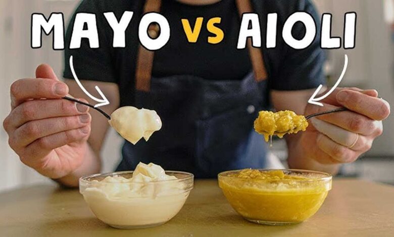 difference between Mayonnaise VS Aioli?