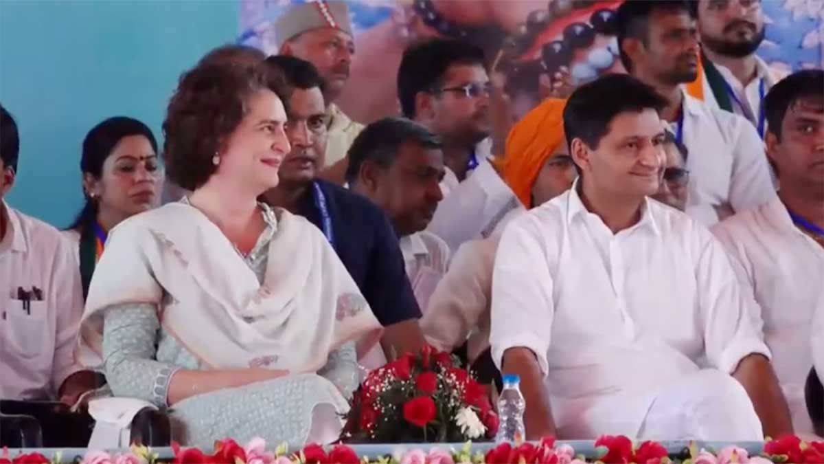 Haryana Election 2024: Priyanka Gandhi said, uproot BJP, this fight is against injustice and evil