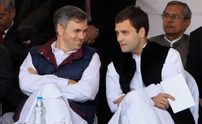 Congress will not be a part of Omar Abdullah government in Jammu-Kashmir , will support from outside: Sources