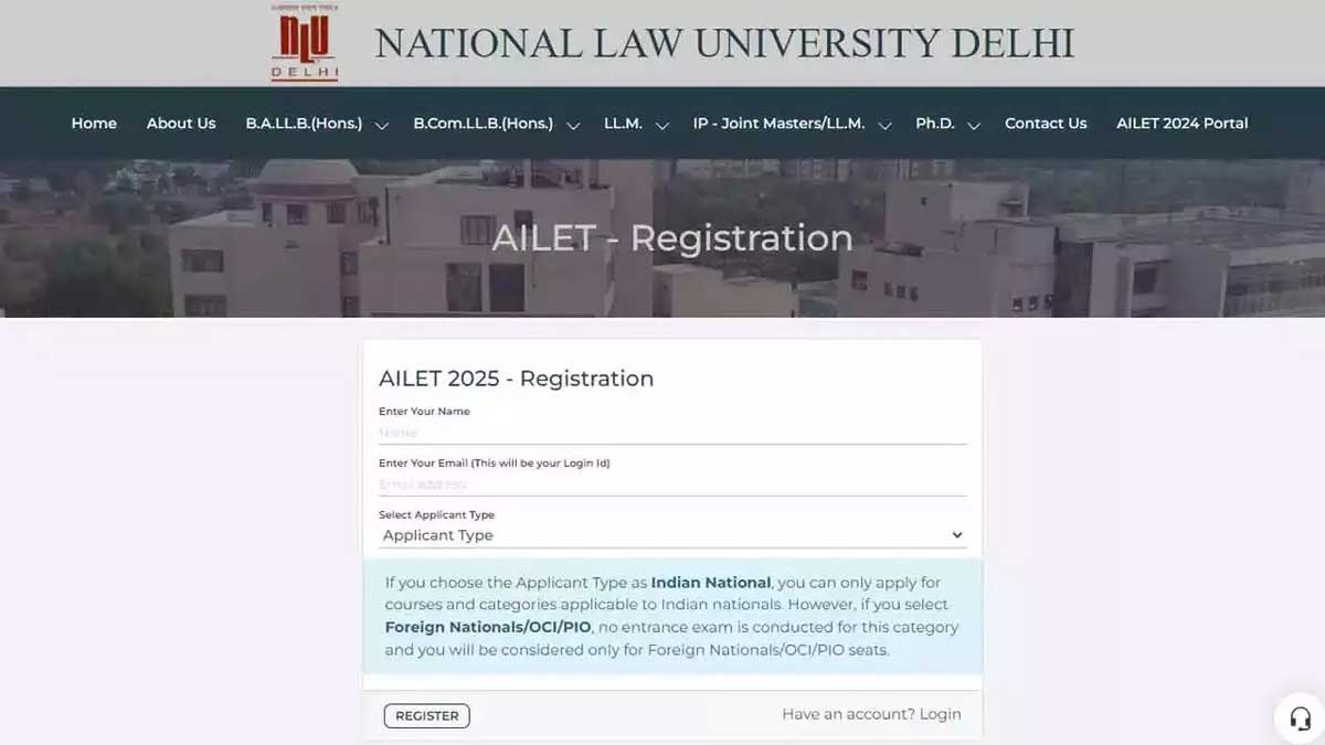 AILET 2025 registration process ends tomorrow, check details