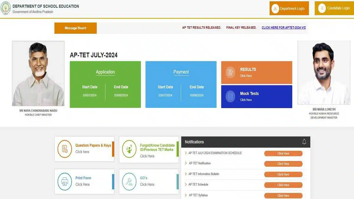 AP TET Result 2024 will be released soon