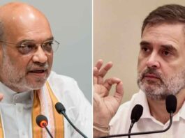 Amit Shah challenge congress leader Rahul Gandhi in poll-bound Maharashtra