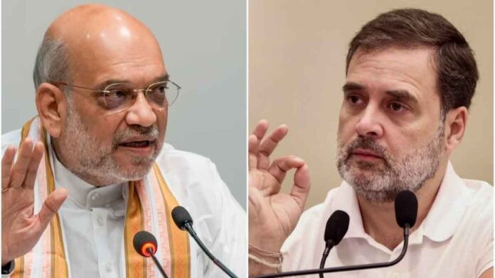 Amit Shah challenge congress leader Rahul Gandhi in poll-bound Maharashtra