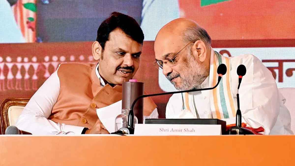 Amit Shah targeted MVA allies in an election rally in Maharashtra