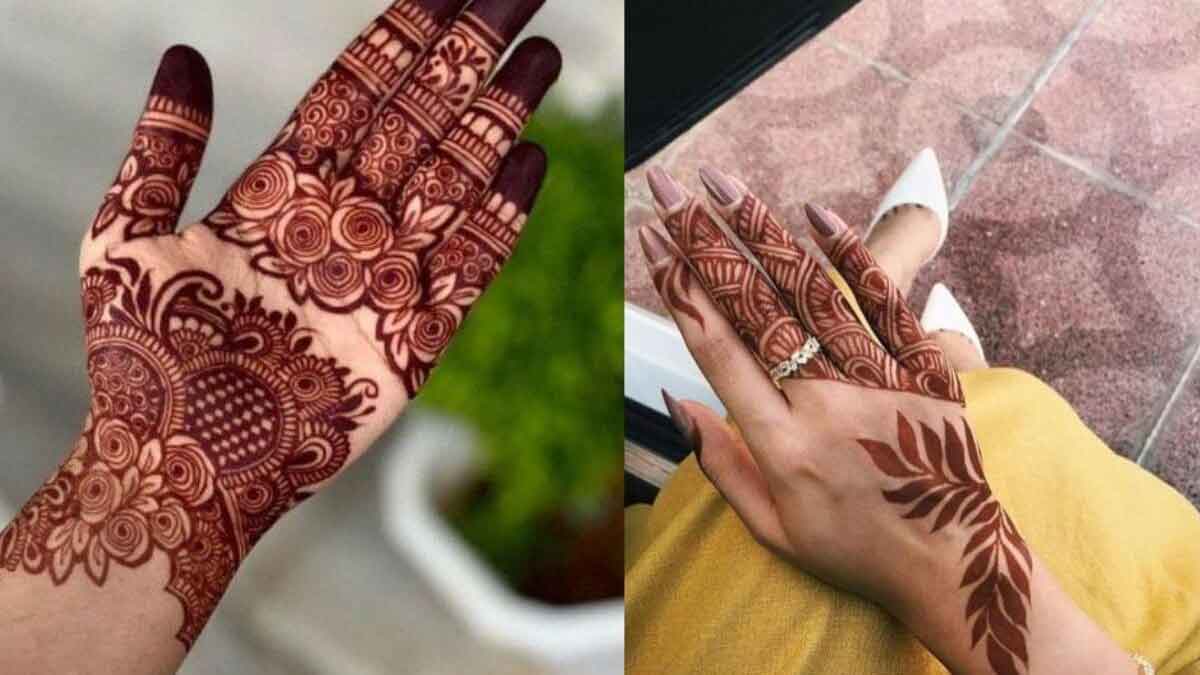 Apply these Mehndi designs on your hands on the occasion of engagement