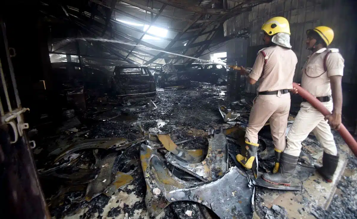 Fire breaks out in the basement of Mumbai's BKC metro station, services suspended for more than 2 hours