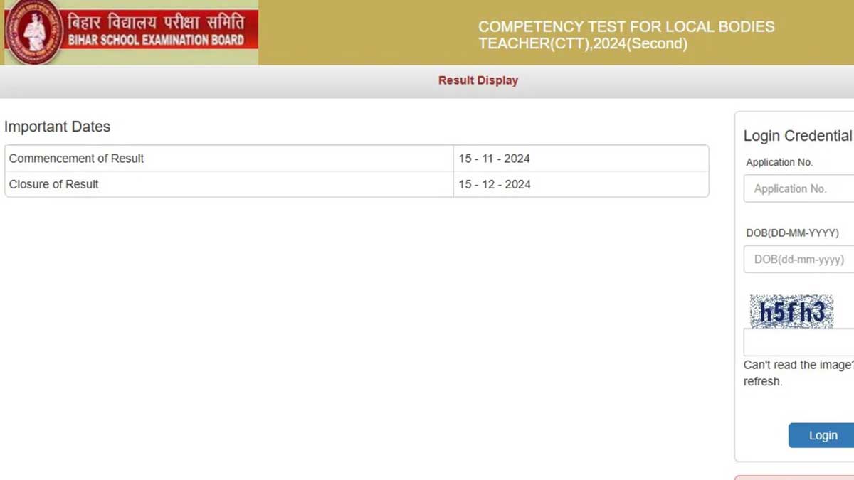 BSEB Competency Test Result 2024 Released for Phase 2, Check Steps to Download