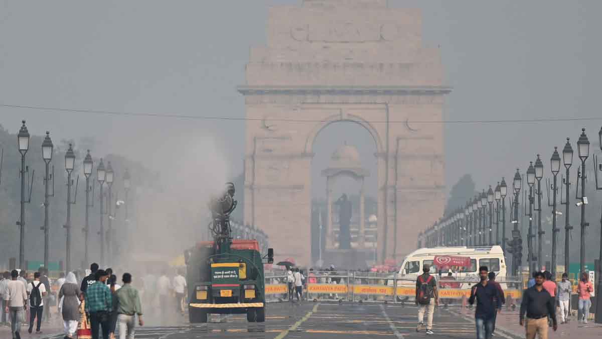 Bad AQI in Delhi Air pollution increasing depression