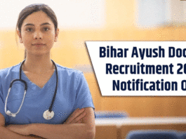 Bihar AYUSH Doctor Recruitment 2024 Notification Released, Check Details