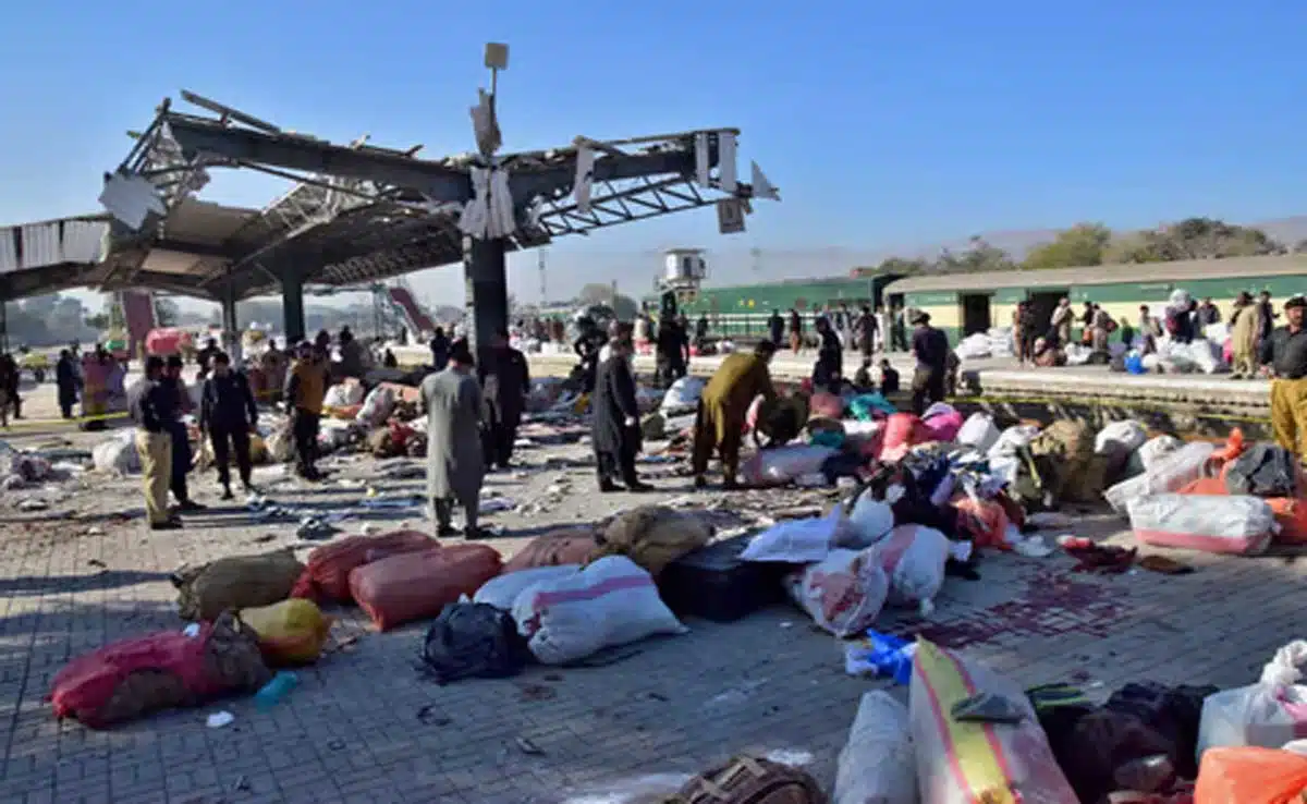 Blast At Quetta Railway Station In Pakistan