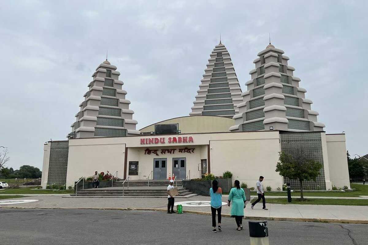 Brampton temple attack Hindus in Canada expressed anger over attacks on Hindu temples