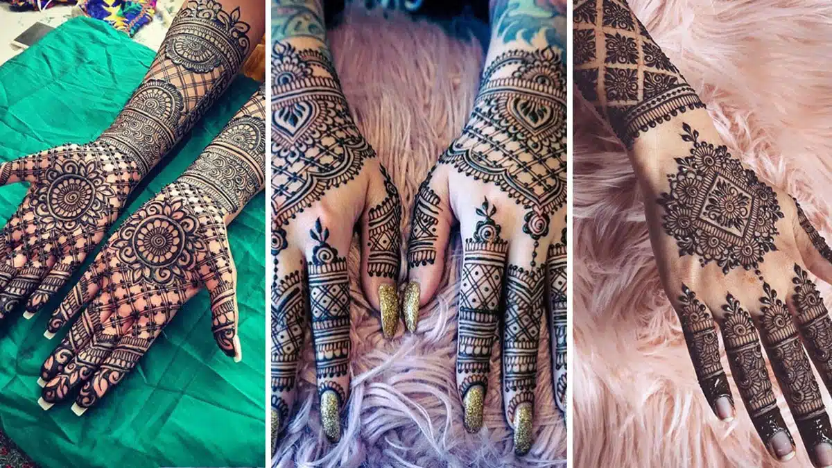 These Bridal Mehndi designs are very trendy these days