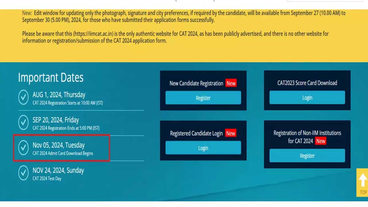 CAT 2024 Admit Cards Out, Check Steps To Download