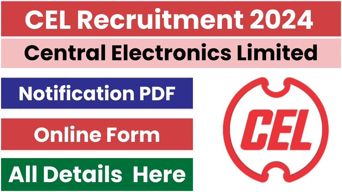 CEL Recruitment 2024 Application begins for Junior Technical Assistant and Technician posts, check details