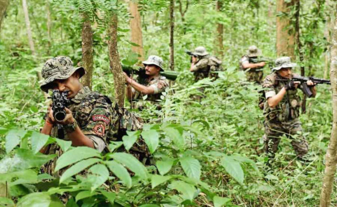 Five Naxalites killed, two security personnel injured in fierce encounter in Chhattisgarh