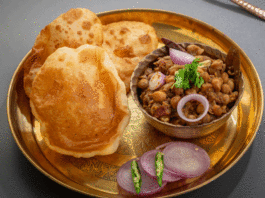 Chole Bhature a delicious North Indian dish