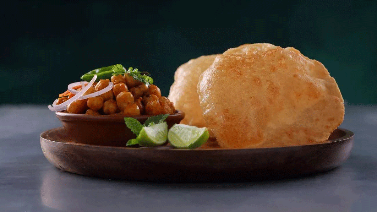 Chole Bhature a delicious North Indian dish