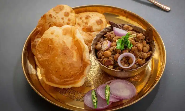 Chole Bhature a delicious North Indian dish