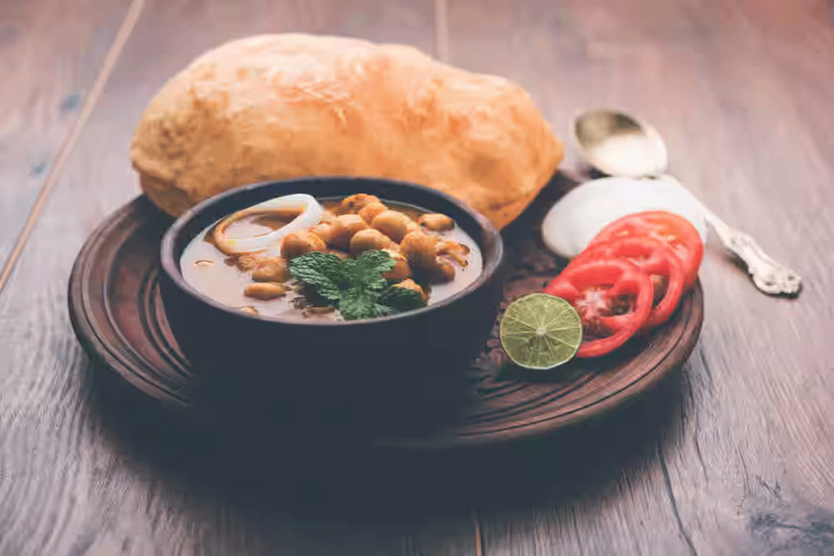 Chole Bhature a delicious North Indian dish