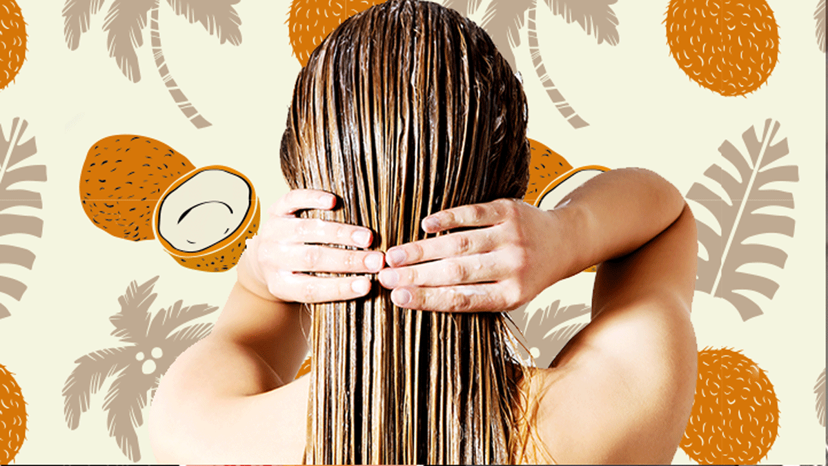 Coconut oil has many benefits for hair