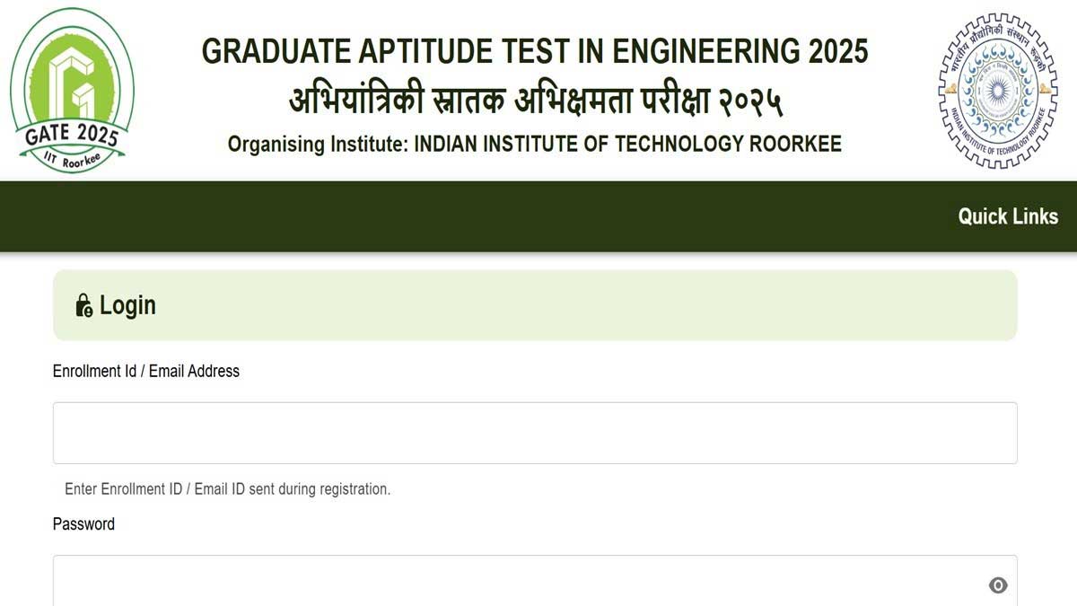 GATE 2025 application correction last date extended, check details here