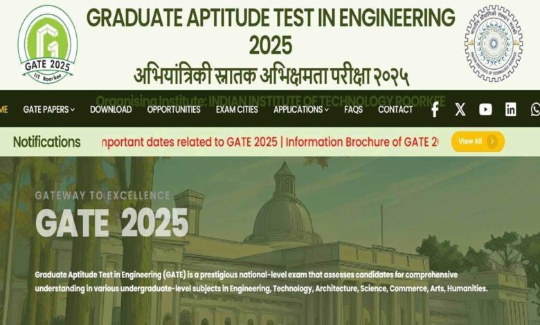 GATE 2025 application correction window closes tomorrow, check details