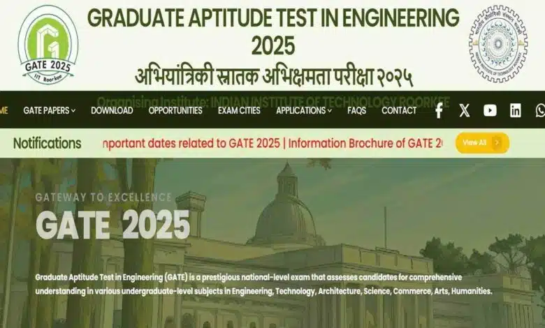 GATE 2025 application correction window closes tomorrow, check details