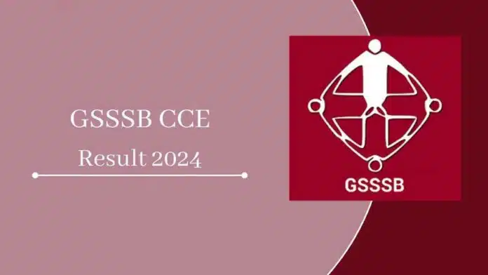 GSSSB CCE Result 2024 Revised Marks Declared, Check Details