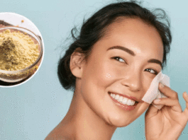 Get glowing skin with gram flour face pack