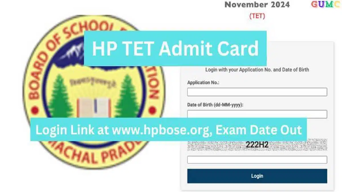 HPTET Exam 2024 Admit Card Released, Check Direct Link Here