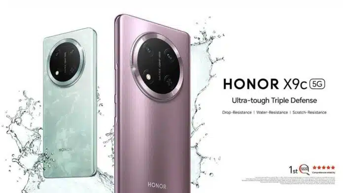 Honor X9c launched with Snapdragon 6 Gen 1 SoC, IP65M rating